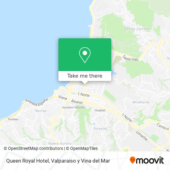 Mapa de Queen Royal Hotel