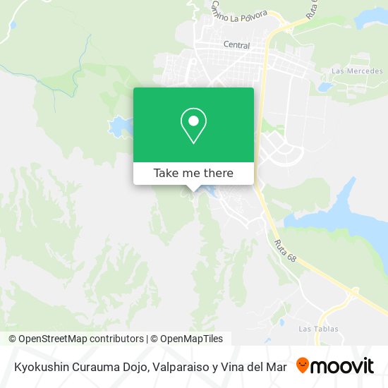 Mapa de Kyokushin Curauma Dojo