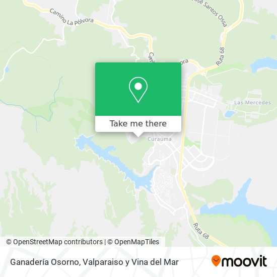 Ganadería Osorno map