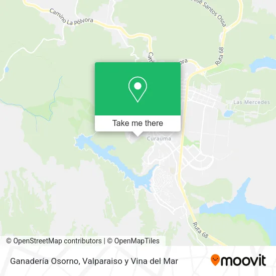 Mapa de Ganadería Osorno