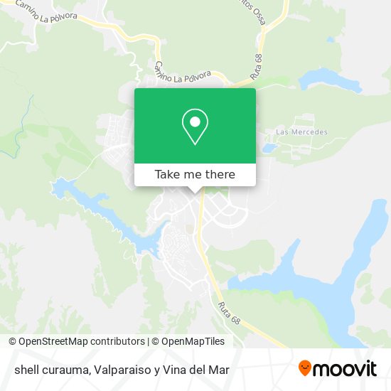 shell curauma map