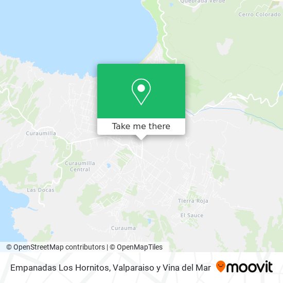 Mapa de Empanadas Los Hornitos