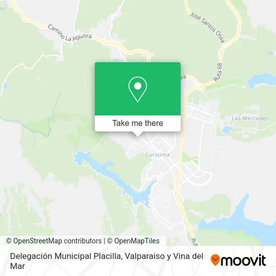 Delegación Municipal Placilla map