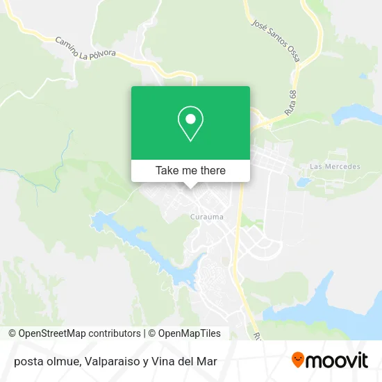 posta olmue map