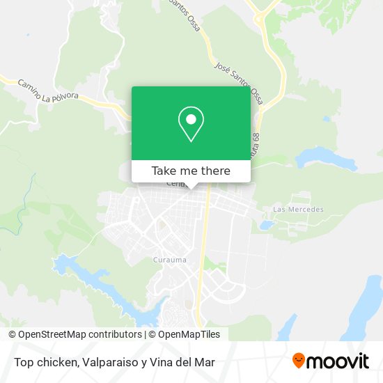 Top chicken map