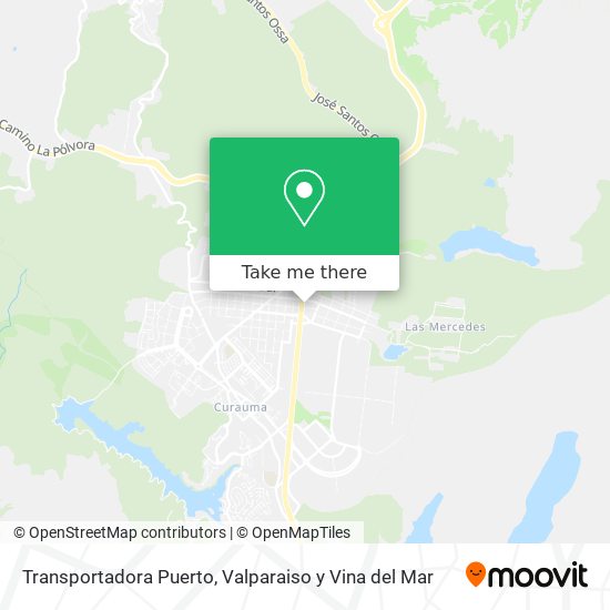Transportadora Puerto map