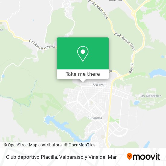 Club deportivo Placilla map