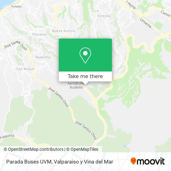 Parada Buses UVM map