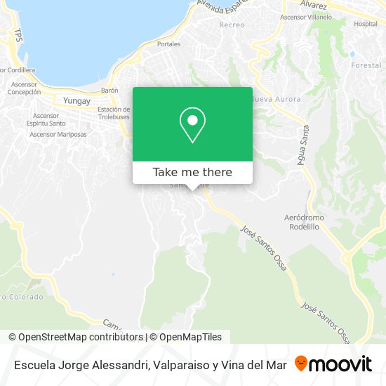 Mapa de Escuela Jorge Alessandri