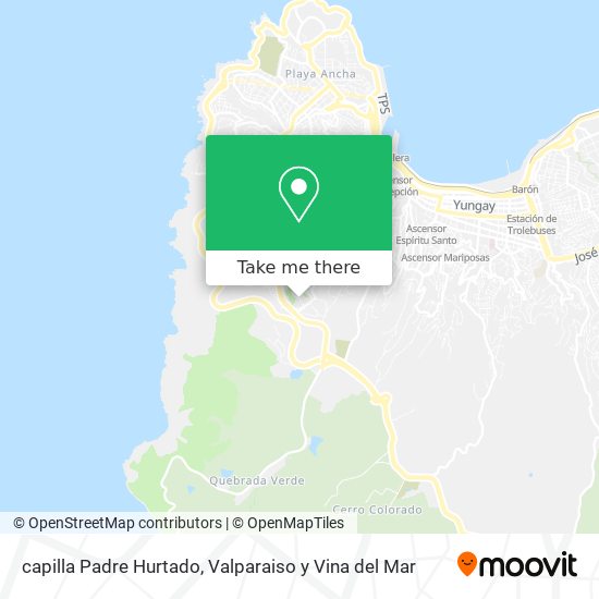capilla Padre Hurtado map