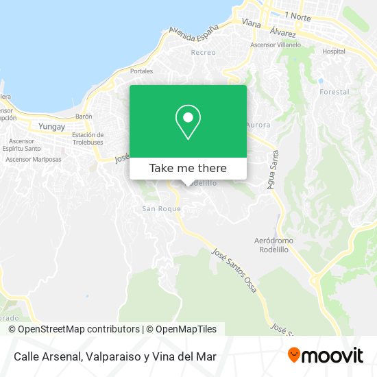 Calle Arsenal map