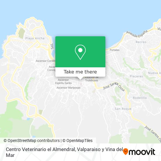 Centro Veterinario el Almendral map