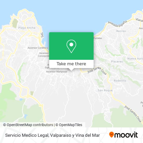 Servicio Medico Legal map