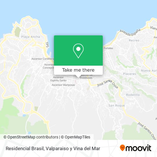 Mapa de Residencial Brasil