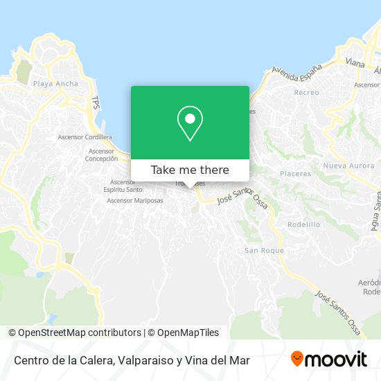 Mapa de Centro de la Calera