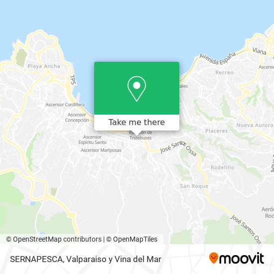 SERNAPESCA map