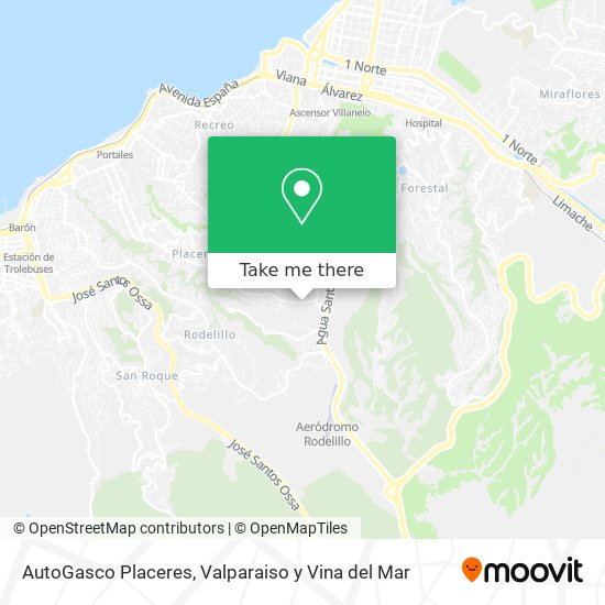 AutoGasco Placeres map