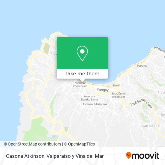 Casona Atkinson map