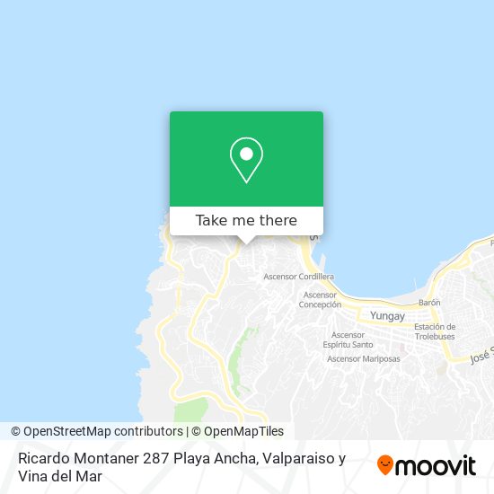 Mapa de Ricardo Montaner 287 Playa Ancha