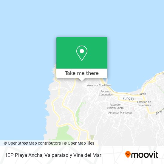 IEP Playa Ancha map