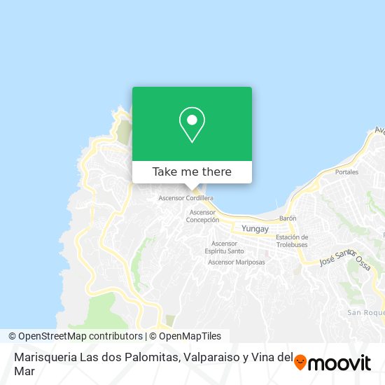 Mapa de Marisqueria Las dos Palomitas