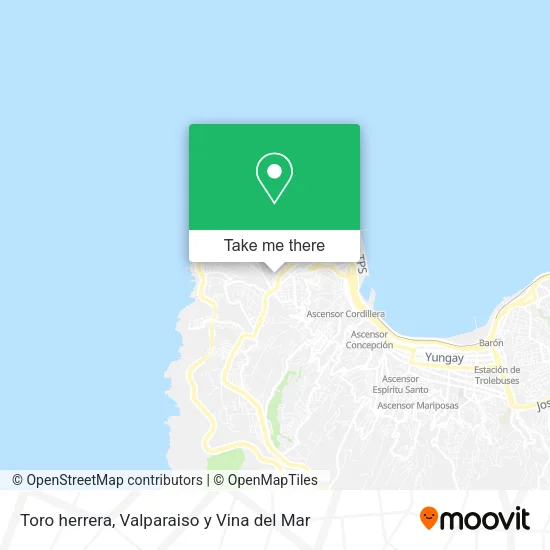 Mapa de Toro herrera