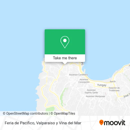 Mapa de Feria de Pacifico