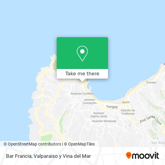 Bar Francia map
