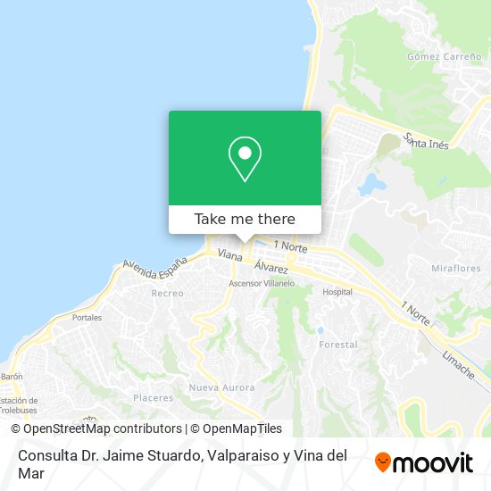 Consulta Dr. Jaime Stuardo map