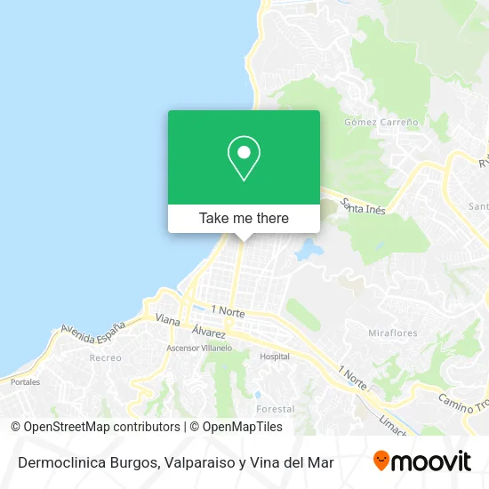 Dermoclinica Burgos map