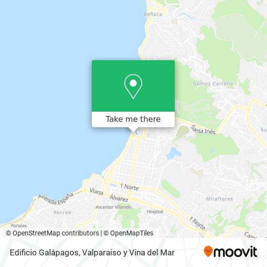 Edificio Galápagos map