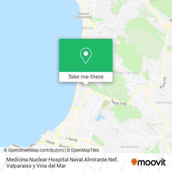 Medicina Nuclear Hospital Naval Almirante Nef map