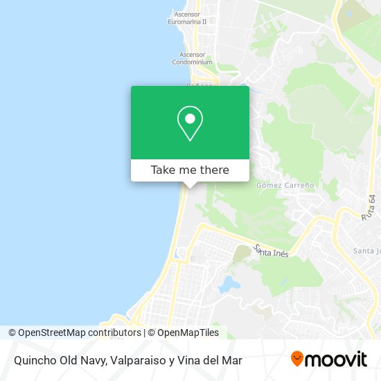 Mapa de Quincho Old Navy