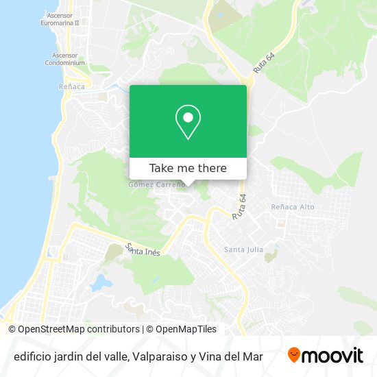 edificio jardin del valle map