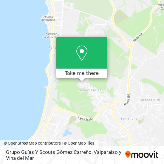 Grupo Guías Y Scouts Gómez Carreño map