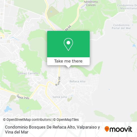 Condominio Bosques De Reñaca Alto map