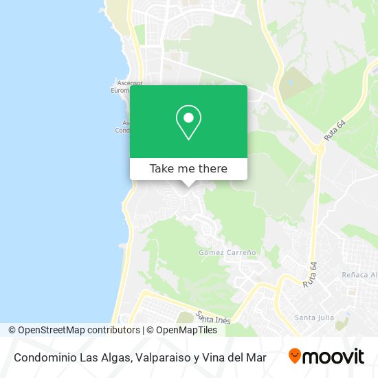 Mapa de Condominio Las Algas