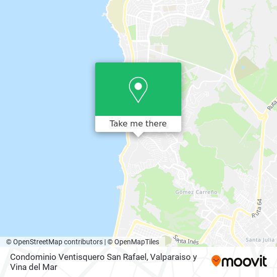 Mapa de Condominio Ventisquero San Rafael