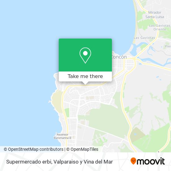 Supermercado erbi map