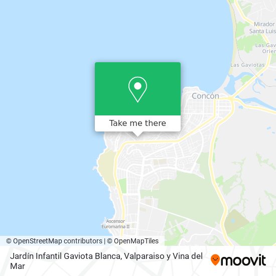 Jardín Infantil Gaviota Blanca map