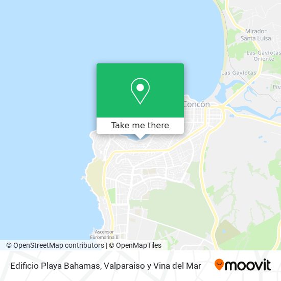 Edificio Playa Bahamas map