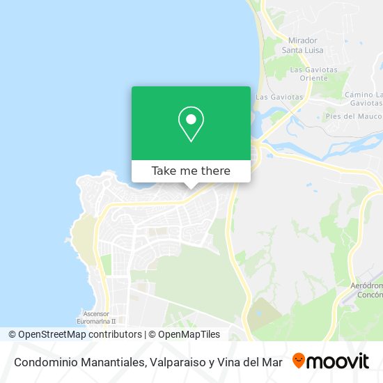 Condominio Manantiales map