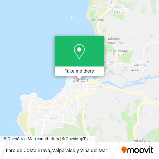 Faro de Costa Brava map