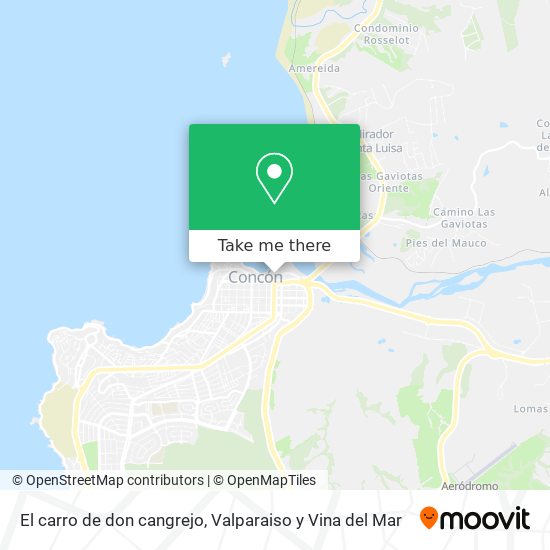 Mapa de El carro de don cangrejo