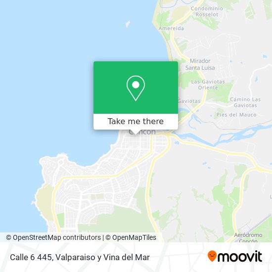 Calle 6 445 map