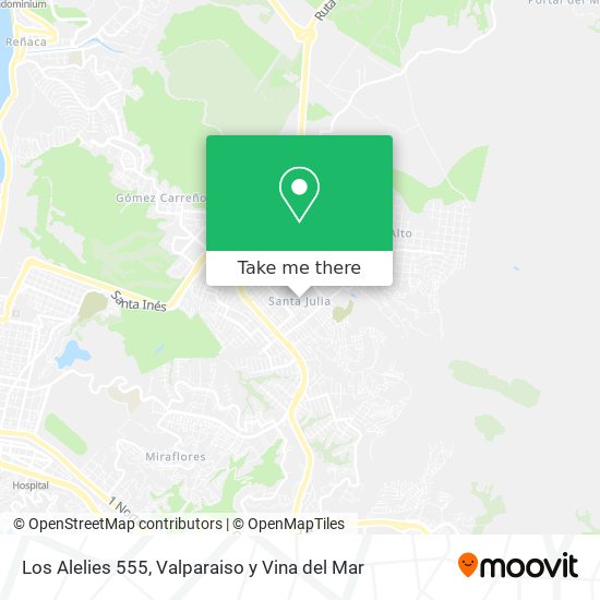 Los Alelies 555 map