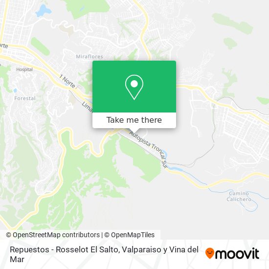 Repuestos - Rosselot El Salto map