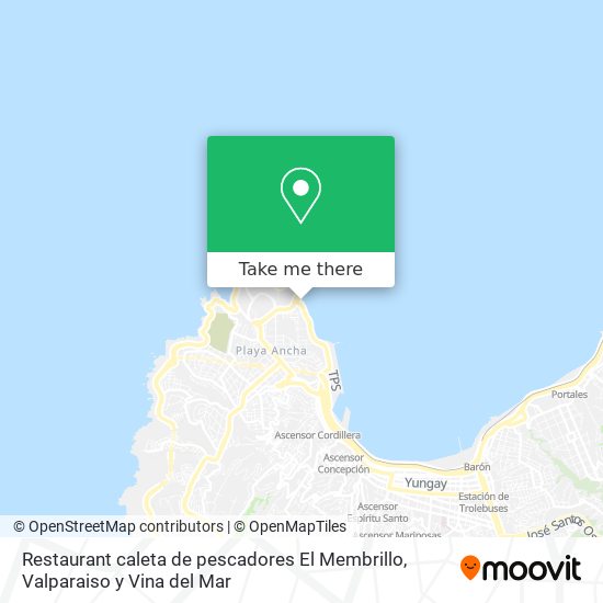 Restaurant  caleta de pescadores El Membrillo map