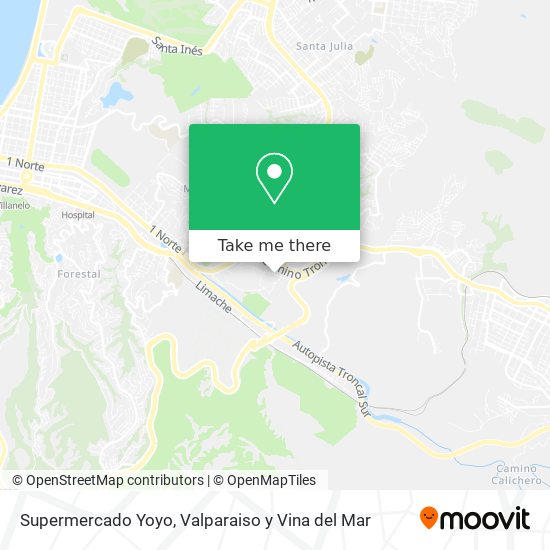 Supermercado Yoyo map