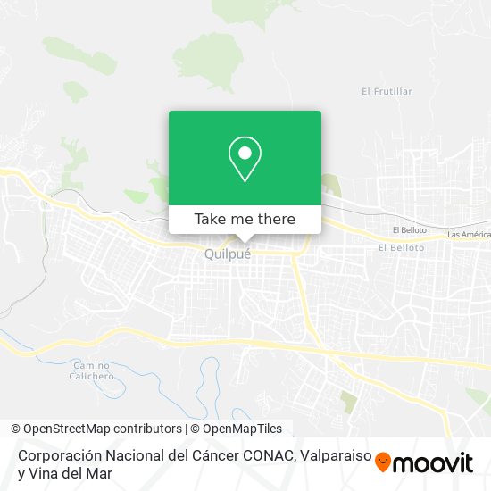 Mapa de Corporación Nacional del Cáncer CONAC